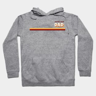 World's Best Dad Vintage Retro Hoodie